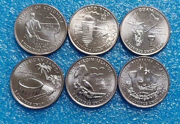 QUARTER DOLLARS - ESTADOS - TERRITÓRIOS AMERICANOS - 2009